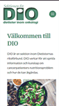 Mobile Screenshot of dio-nutrition.se